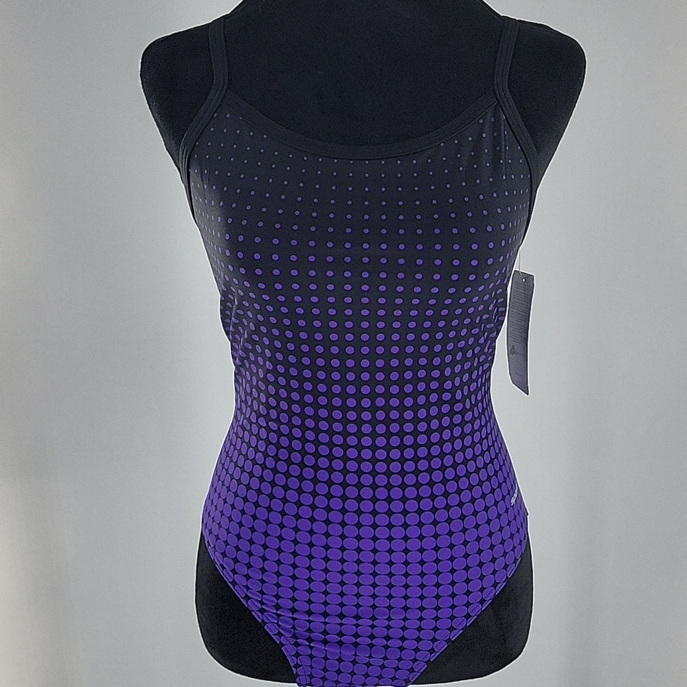 Women's Black and Purple Competition Swimwear NWT - Picture 10 of 16